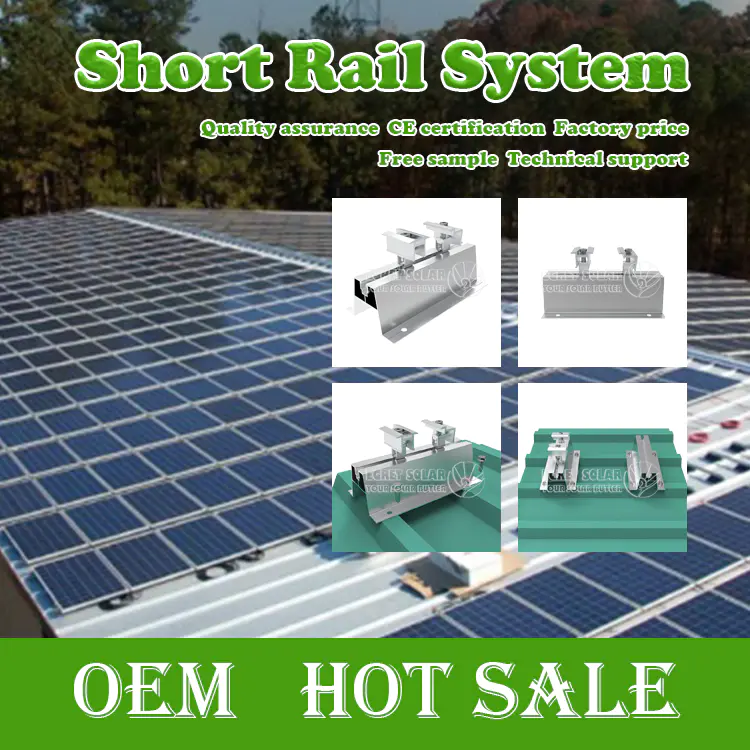 Mini Rail for Solar Panel Installation