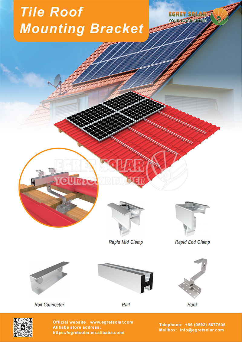 PV Tile Roof Mounting Solution